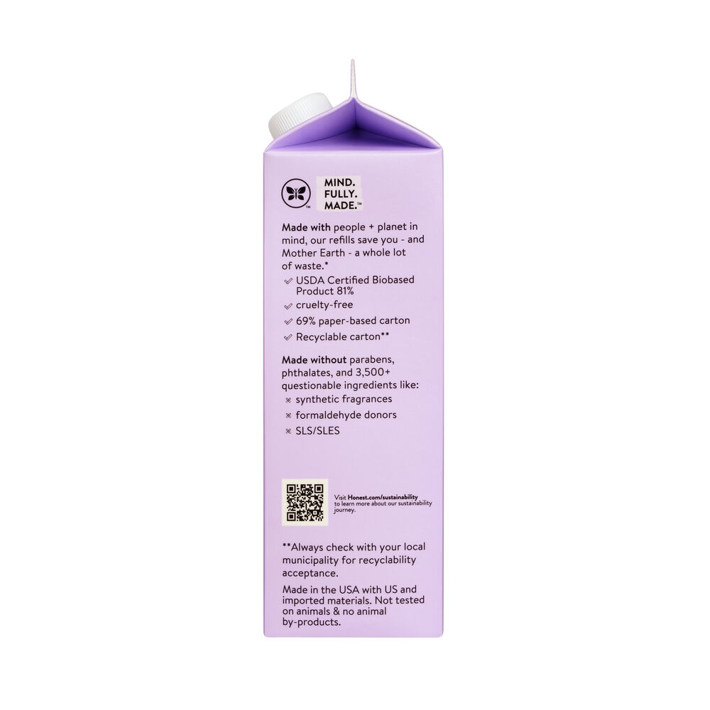 Shampoo Body Wash, Carton Refill, Lavender